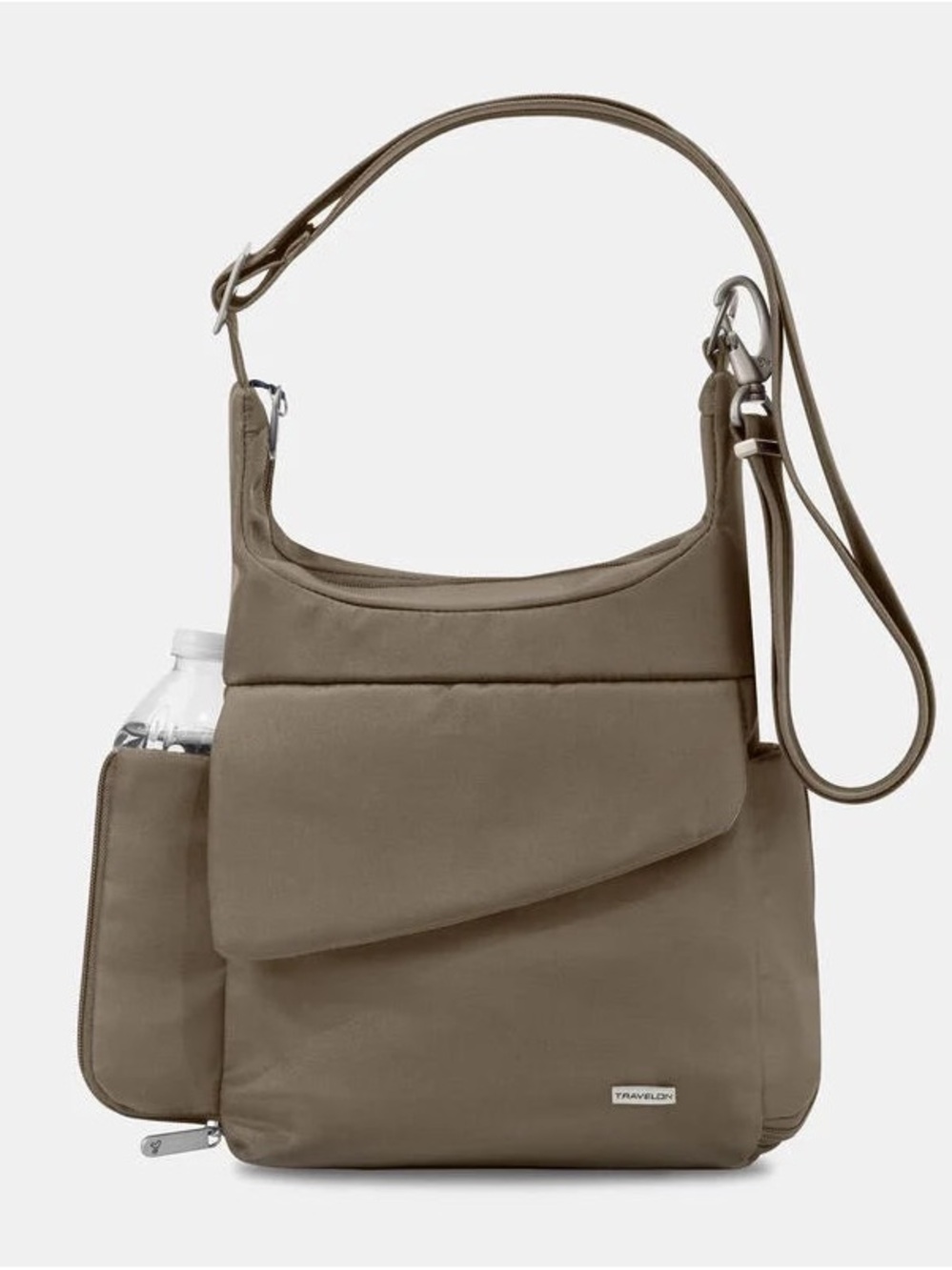 Travelon Anti-Theft Classic Messenger Bag Olive Green EUC ✨